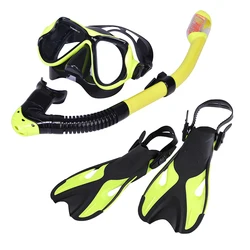 4-pieces snorkeling set Snorkeling Goggles Combo Set for Adult and Child Anti-fog Goggles Mask+Snorkel Tube+Fins+Gear Bag A 4-pieces snorkeling set Snorkeling Goggles Combo Set for Adult and Child Anti-fog Goggles Mask+Snorkel Tube+Fins+Gear Bag A