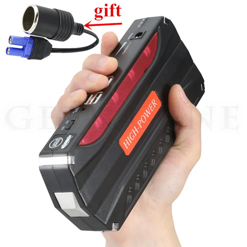 High Capacity 12000mAh Starting Device 4USB Power Bank Portable 12V Car font b Battery b font