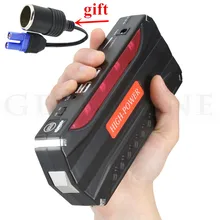 Alta Capacidad 12000 mAh Dispositivo de Arranque Banco Portable 12 V Coche 4USB Cargador de Batería 600A Booster Coche de Gasolina Diesel motor de arranque