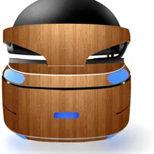 Деревянный Стиль съемный Водонепроницаемый виниловая наклейка кожи Стикеры крышка защитником от пыли для PS VR psvr