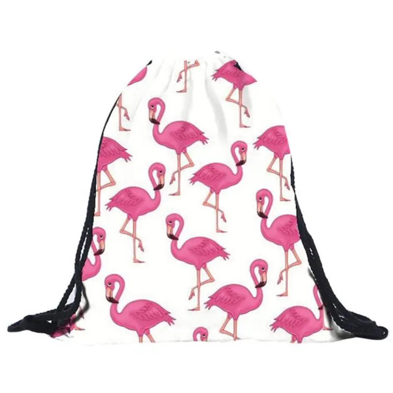 

Fashion Unisex Backpacks 3D Printing Bags Drawstring Backpack for 2019