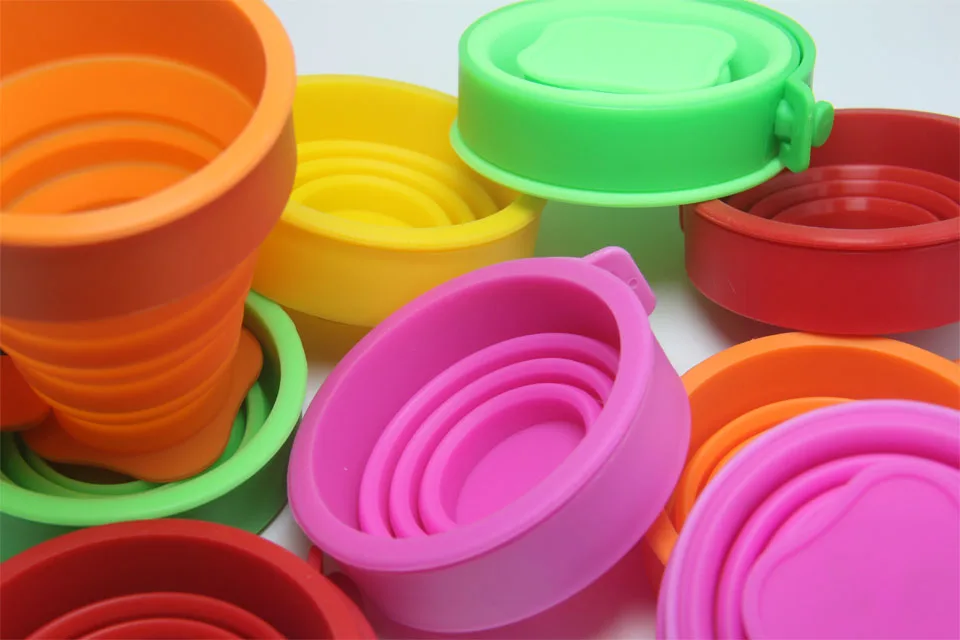 200ml Portable Folding Silicone Tea Cup for Travel (2)