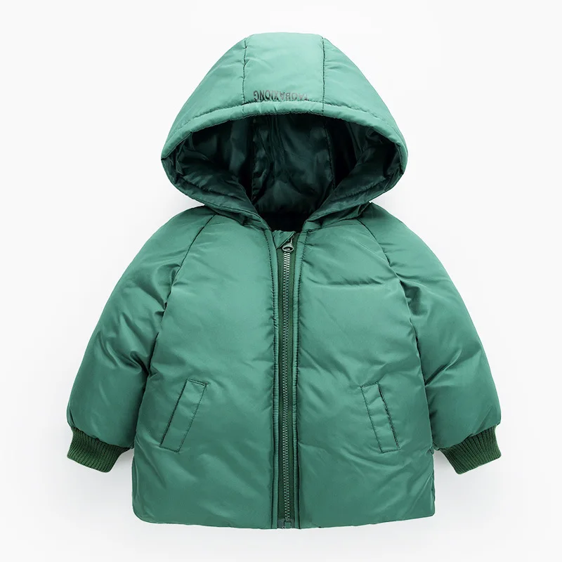 Высокое качество, детская зимняя пуховая хлопковая теплая одежда с хлопковой подкладкой зимние толстовки, пальто парка для мальчиков и девочек, живое пальто - Цвет: G