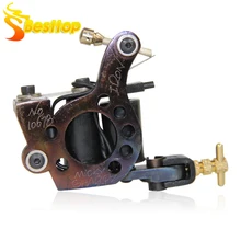 Профессиональная тату машина 10 обмоток катушки тату-вкладыш и шейдер пистолет ручная работа машина MS-TM-6672