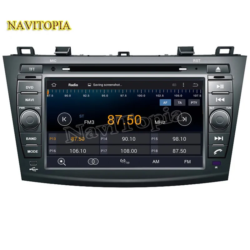 Discount Octa Core 4G RAM 64G ROM Android 9.0 Car DVD Multimedia Player Auto GPS Navigation for MAZDA 3 2010- 5