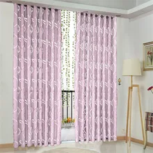 1 Pc Vines Leaves Tulle Door Window Curtain Drape Panel Sheer Scarf Valances Curtains For Living Room Bedroom Gordijnen YL5