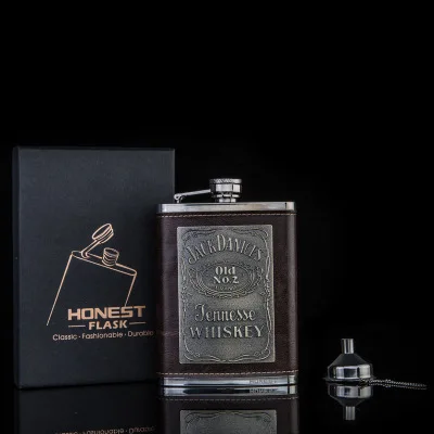 Фляга из нержавеющей стали марки HONEST 304 8 унций вина русский кувшин|hip flask|hip flask