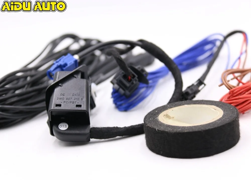 Комплект камеры заднего вида SCIROCCO RGB для VW RNS510 RCD510 RNS315|Камера авто| |
