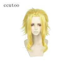 Ccutoo My Hero Academy Boku no Hiro Akademia короткий золотой синтетический термостойкий парик для косплея