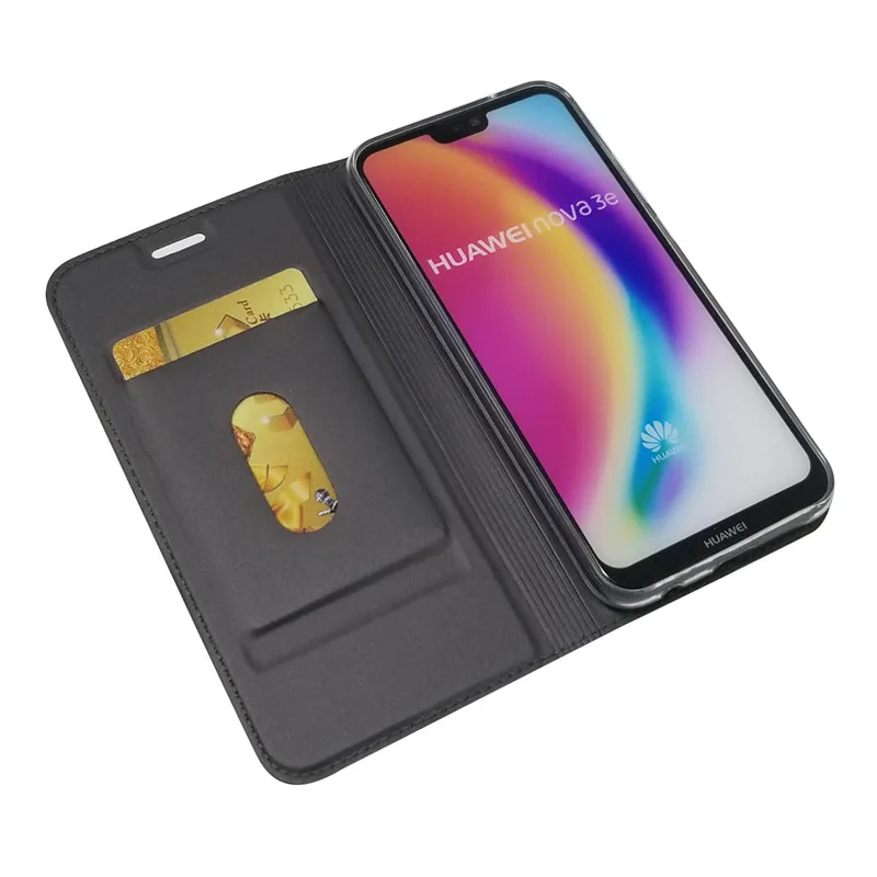 Роскошный Магнитный кожаный чехол книжка с бумажником для Huawei P9 P10 Plus P20 Lite Pro Mate 9 10