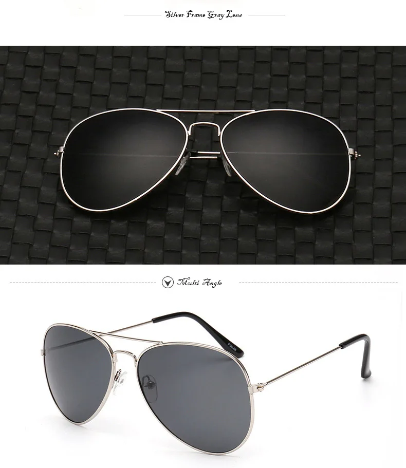 Silverframe gray lens