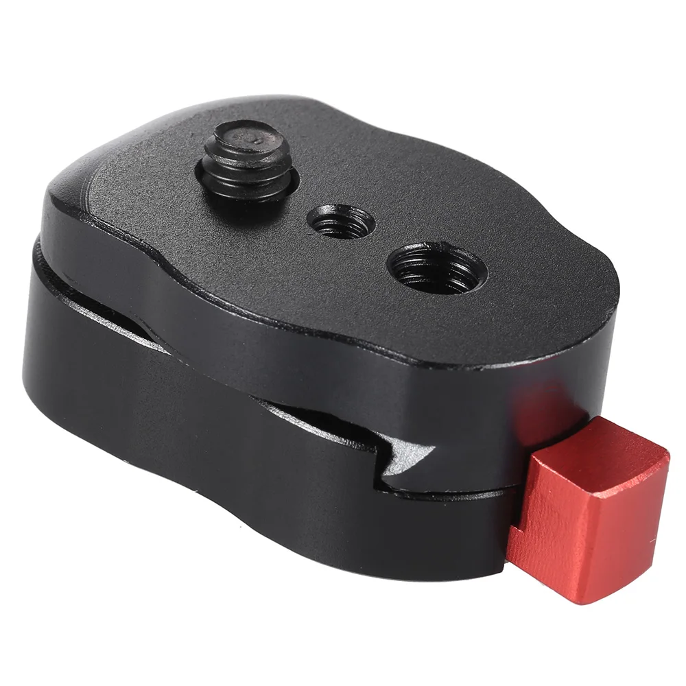 Placa de Liberação Rápida de Alumínio e Aço para Qualquer Suporte para Braço Articulado e Outros Monitores de Vídeo com Rosca de 1 Mini Tripé Polegadas - 4 - Image 4