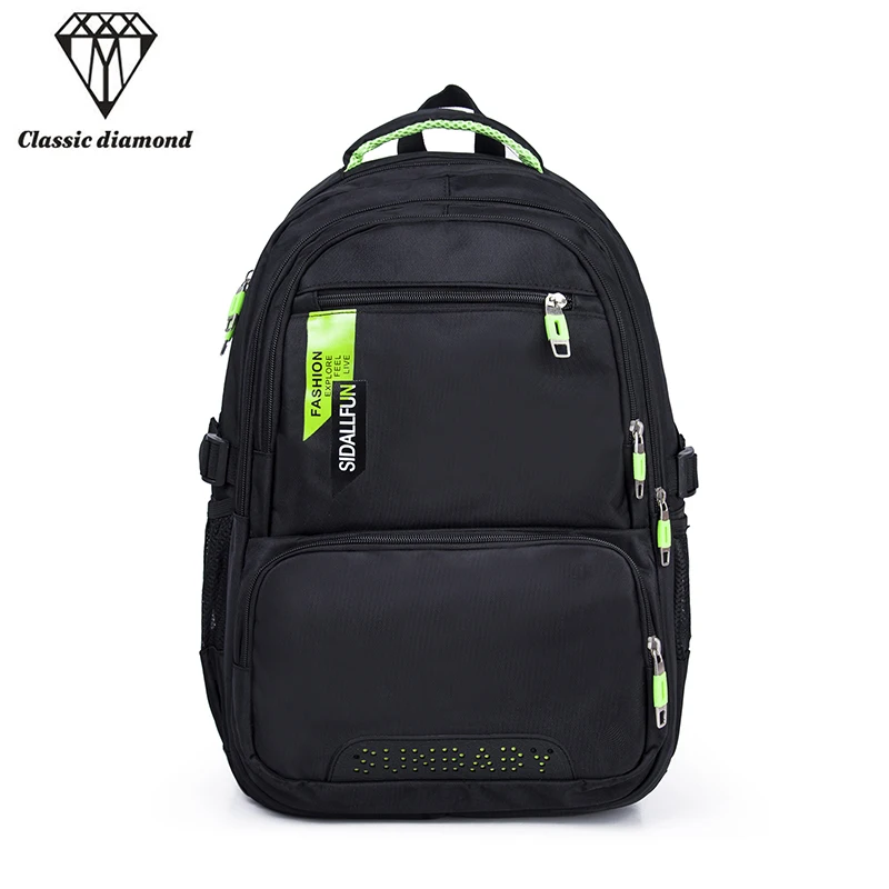 

Casual Solid Color Man's Backpack Multi-functional Large-capacity Student Schoolbag Bag Unisex Daypacks Rucksack 16 Inch Laptop