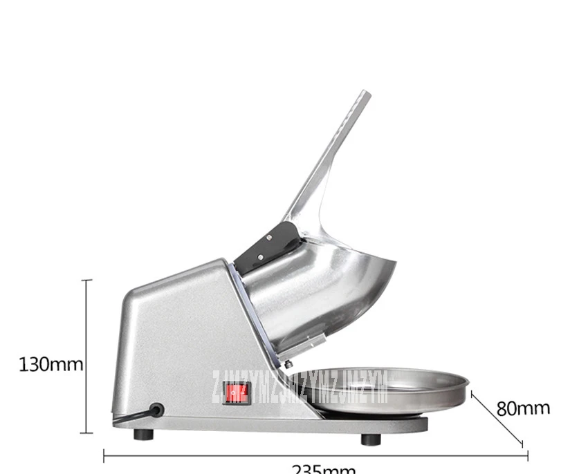 SY-100 электробритва электрическая дробилка льда коммерческий самодельный Лед Крем чайник для кофейни магазин отель из нержавеющей стали материал 65 кг/ч