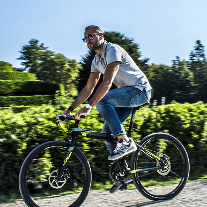 Excellent The new 26-inch aluminum alloy folding mountain bike transmission disc folding bike 2 Excellent The new 26-inch aluminum alloy folding mountain bike transmission disc folding bike 2