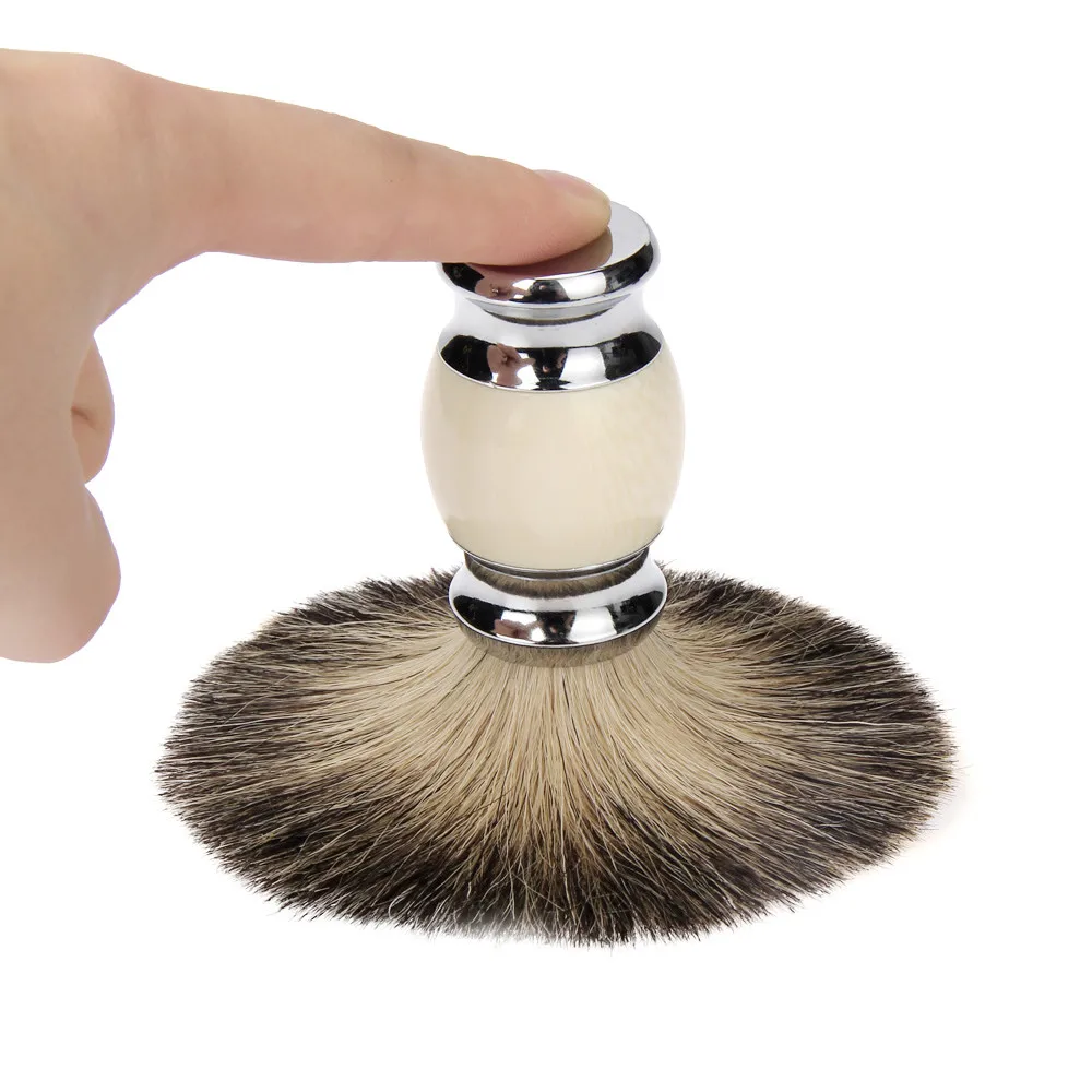 Высокое качество 1 шт. 100% Pure Badger волосы мокрые Кисточки для Бритья Инструмент бритья Для мужчин Салон Новое поступление j170117