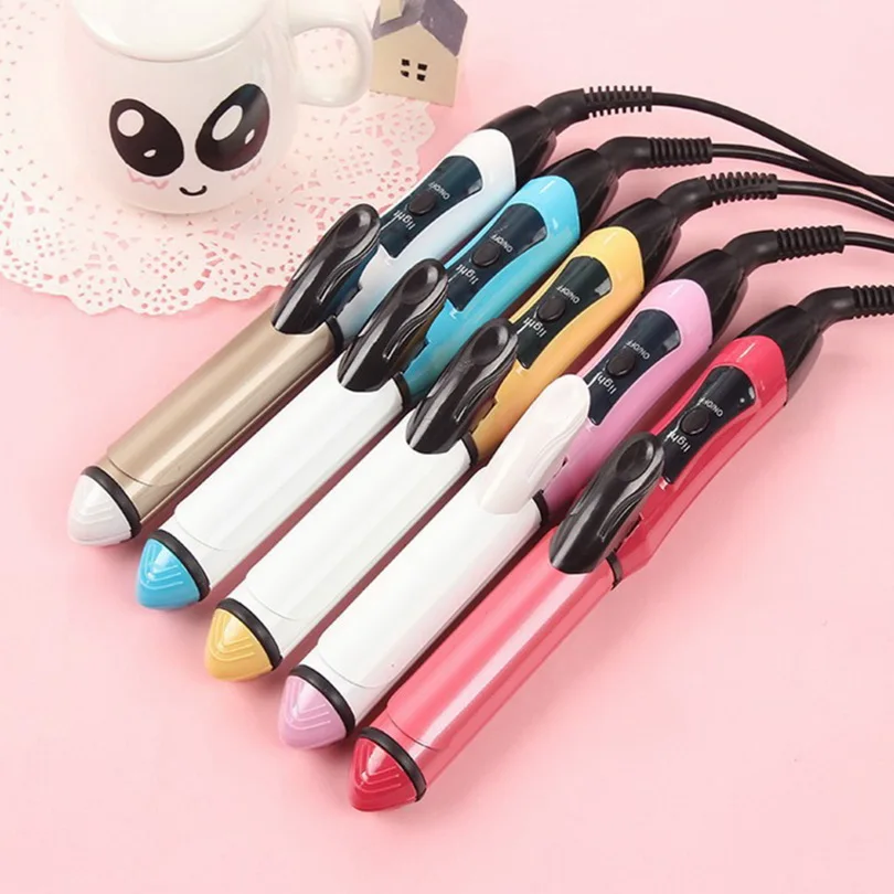 

2 in 1 Corrugation hair straightener curling iron professional ceramic plate flat iron Hair styling fast hair straightener