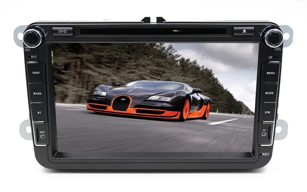 Discount 8 inch 2 din GPS  Stereo Radio GPS para VW passat B6 B7/CC Tiguan Skda Octavia Radio doulde din car dvd player 3