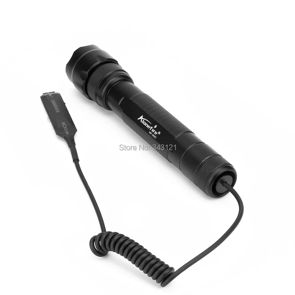 AloneFire 502C 1 комплект светодиодный тактический фонарь охотничий фонарь с оружейные крепления для прицела и дистанционный переключатель давления
