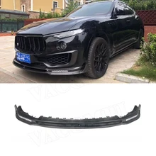 Карбоновое волокно MS Стиль передний бампер спойлер с лампой для Maserati Levante автомобильный Стайлинг