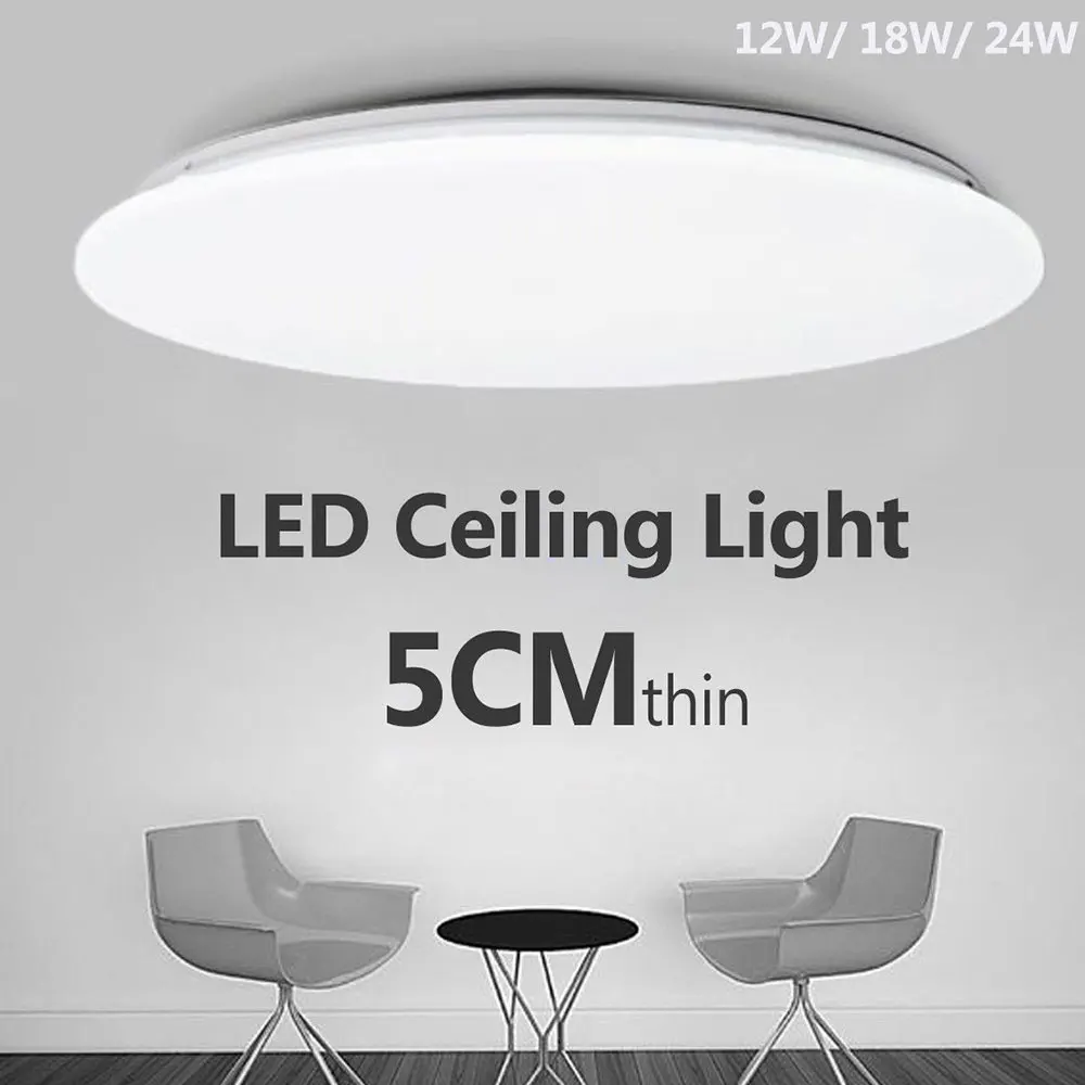 

AC 220V 12W Modern LED Ceiling Light Lighting Fixture Lamp Surface Mount Living Room Bedroom Switch Control Home Decoration