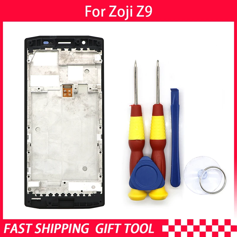 

Touch Screen LCD Screen LCD Display For Zoji Z9 Digitizer Assembly With Frame Replacement Parts+Repair Tool