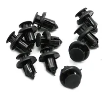 100X бампер крыло заклепки зажимы 10 мм 0,3" капот крепеж для Honda Acura Auveco Accord Civic CR-V Элемент Insight Odyssey CL