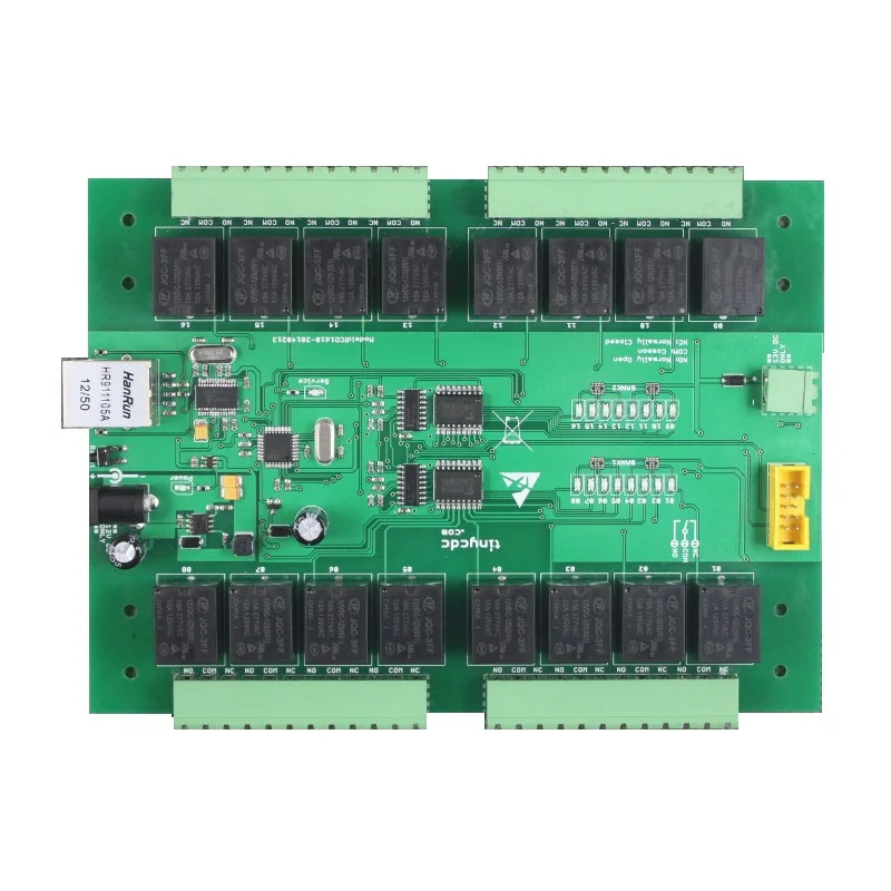 

10A 16CH relay modules board for network control with TCP/IP / relay remote control board , mobile phone