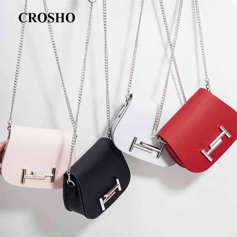 

CROSHO Chain Bag Mini Single Shoulder Small Square Bag Messenger Bags
