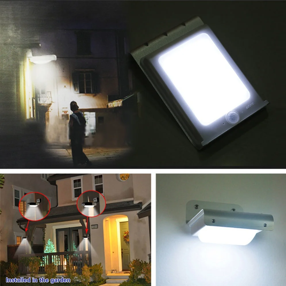 16 LED Motion Sensor Solar lamp PIR Garden power saving Lamp Garden Yard IP65 Waterproof Outdoor Wall street Light blub