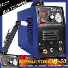 PLASMA CUTTER TOSENSE 50A 110V/220V HF start CUT50 Protable14mm+ PT31 torch Consumables