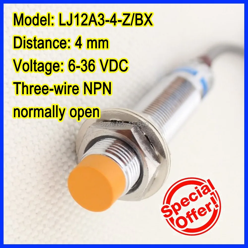 Series de Interrupteur 3 Cables Detecteur de Proximite LJ12A3 et Support de Fix 