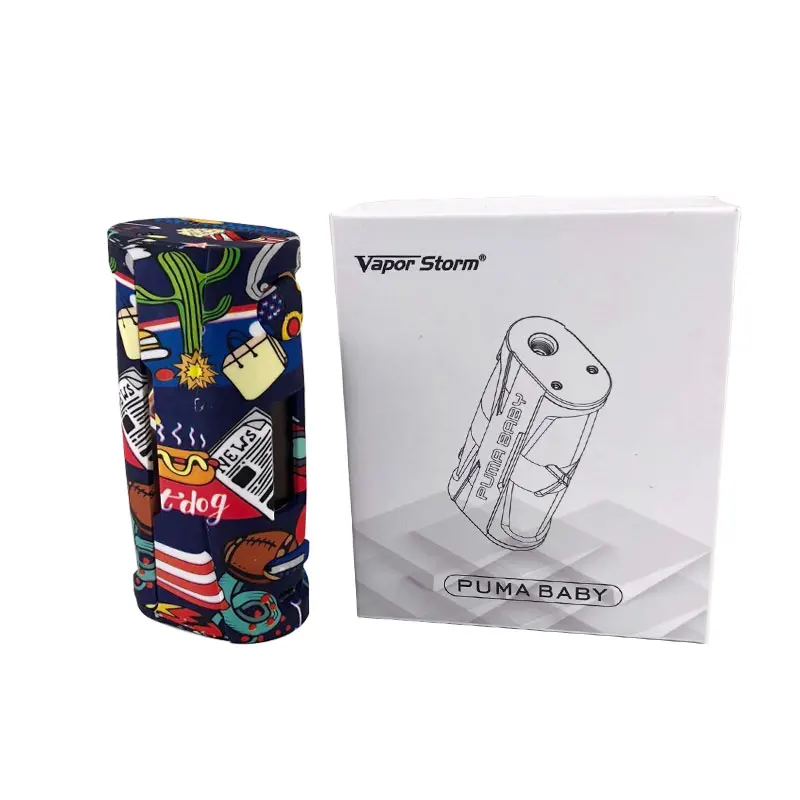 Оригинальный мод Vapor Storm puma baby 80 Вт TC модный бокс для граффити 510 RDA RTA RDTA