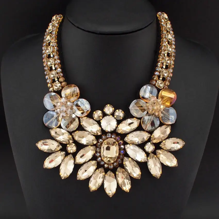 2016 Fashion Jewelry Women Formal Dress Grace Accessories Flower Shape