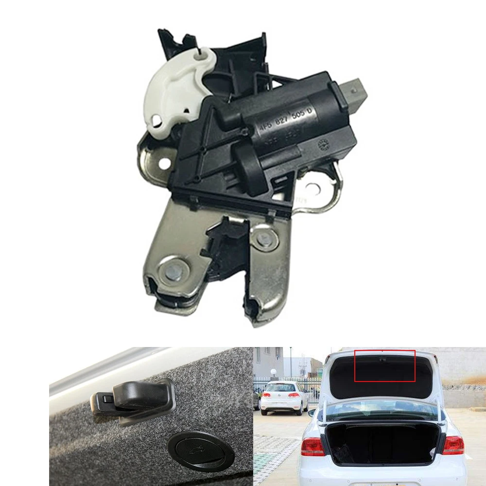 Rear Trunk Lid Lock Latch Fit For VW Jetta MK5 Passat B6 CC AUDIin Car