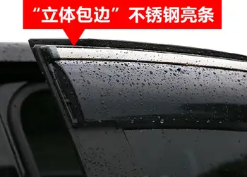 

High quality automotive barometer block rain eyebrow sunshade for Kia Sorento 2016 2017