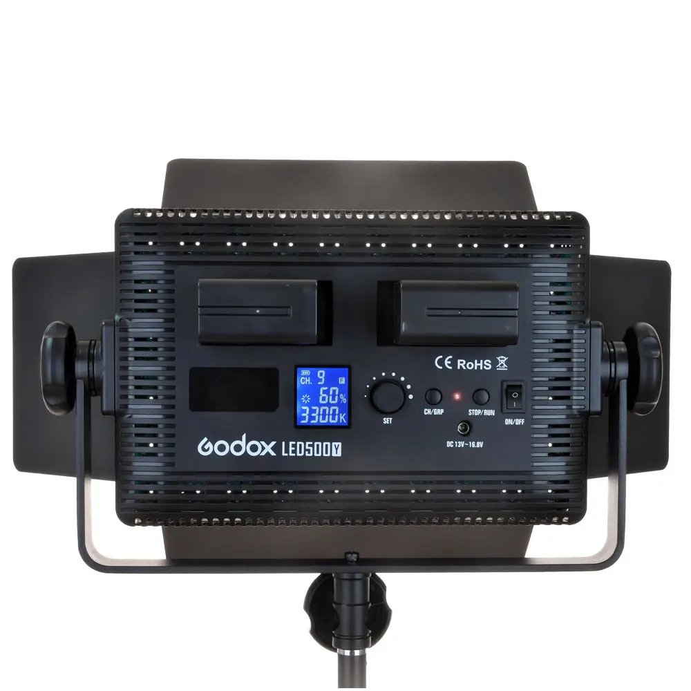 Комплект Godox LED500W 504 Светодиодная лампа панель дистанционного управления для