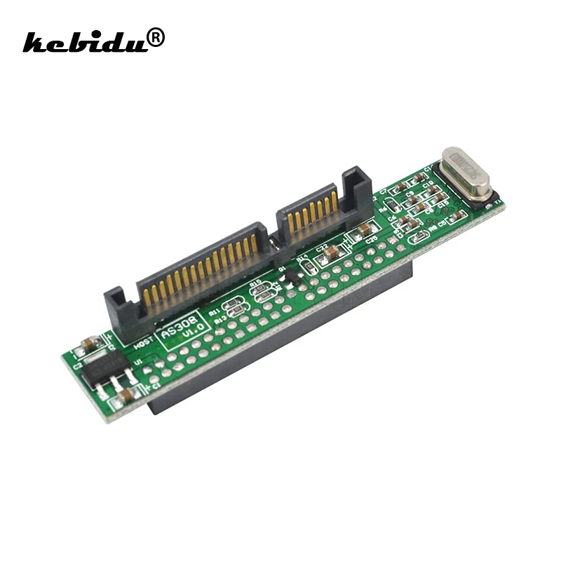 Kebidu IDE 44 pin 2 5 к SATA ПК адаптер конвертер 133 Гбит/с последовательный ATA 100 HDD CD DVD