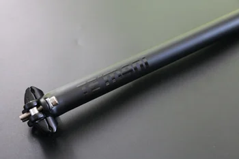 

New black TEMANI Road&Mountain bike aluminium alloy+ carbon fibre bicycle seatpost MTB 25.4/27.2/30.8/31.6*350/400mm Free ship