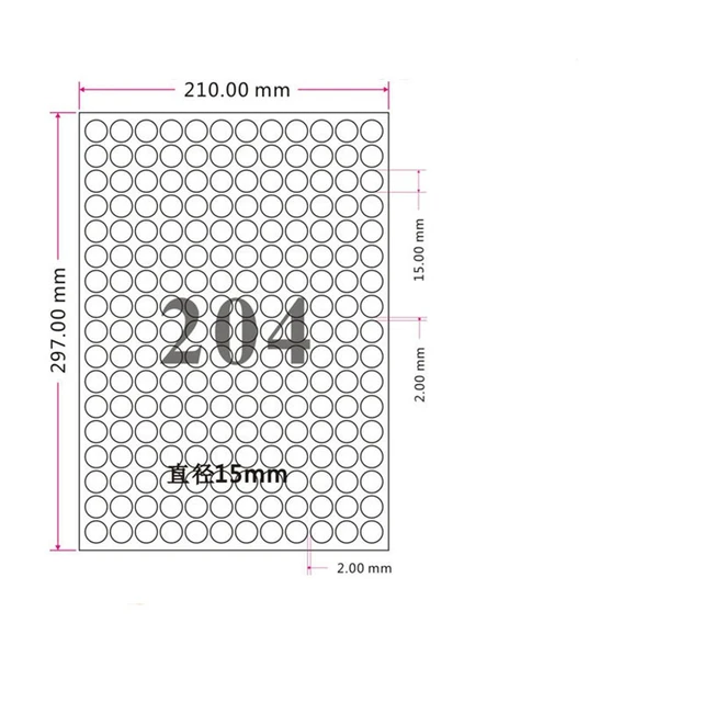 100 x 4 labels per A4 White Ultra Glossy Self-Adhesive Sticker Label Laser  inkjet Print Paper 2x2