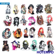 50pcs Sexy Beauty Tattoo Bad Princess Girls Stickers for Mobile Phone Laptop Luggage Guitar Case Skateboard Bike Decal Stickers 50pcs Sexy Beauty Tattoo Bad Princess Girls Stickers for Mobile Phone Laptop Luggage Guitar Case Skateboard Bike Decal Stickers