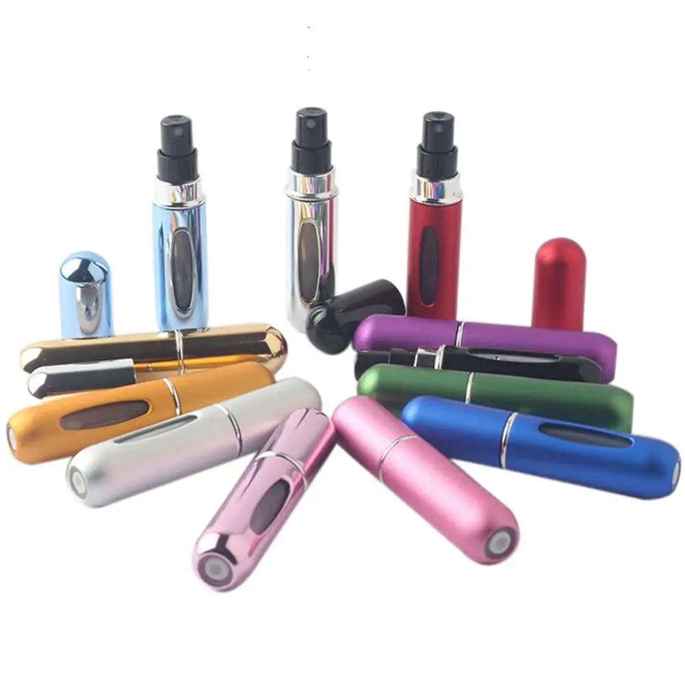 

New 5ml Portable Refillable Empty Perfume Bottle Self-priming Atomizer Container