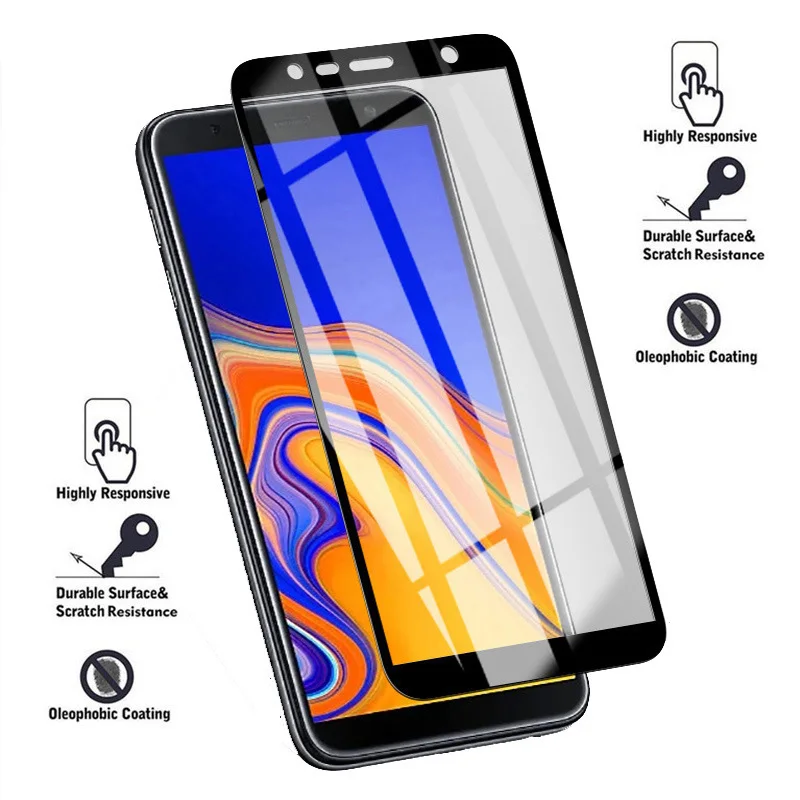 screen-protector-for-samsung-galaxy-j4-Plus-j6Plus-full-cover-tempered-glass-for-samsun-galaxy-J6 - 