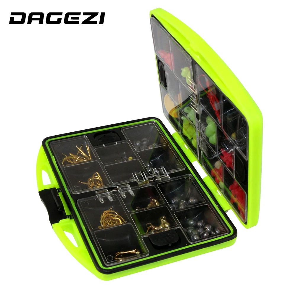 DAGEZI إغراء مجموعة روك الصيد اكسسوارات مربع تصفح الصب صندوق معالجة الصيد قطب تهزهز خطاطيف الصيد معالجة