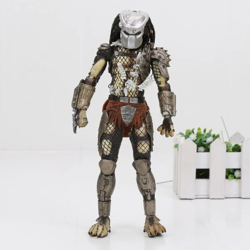 7," NECA Predator Ultimate 30th Anniversary Jungle Hunter ПВХ фигурка охотника за джунглями Unmasked Коллекционная модель игрушки куклы - Color: iron no box