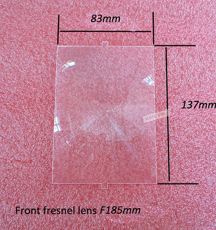 best quality 2 pcs prefessional projection projector diy kit fresnel lens for 5 6 5 8