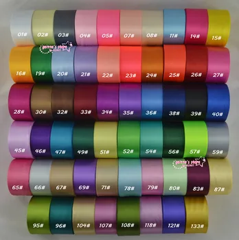 

new arrive 2'' 50mm single face satin ribbon 70 colors can option 25yards