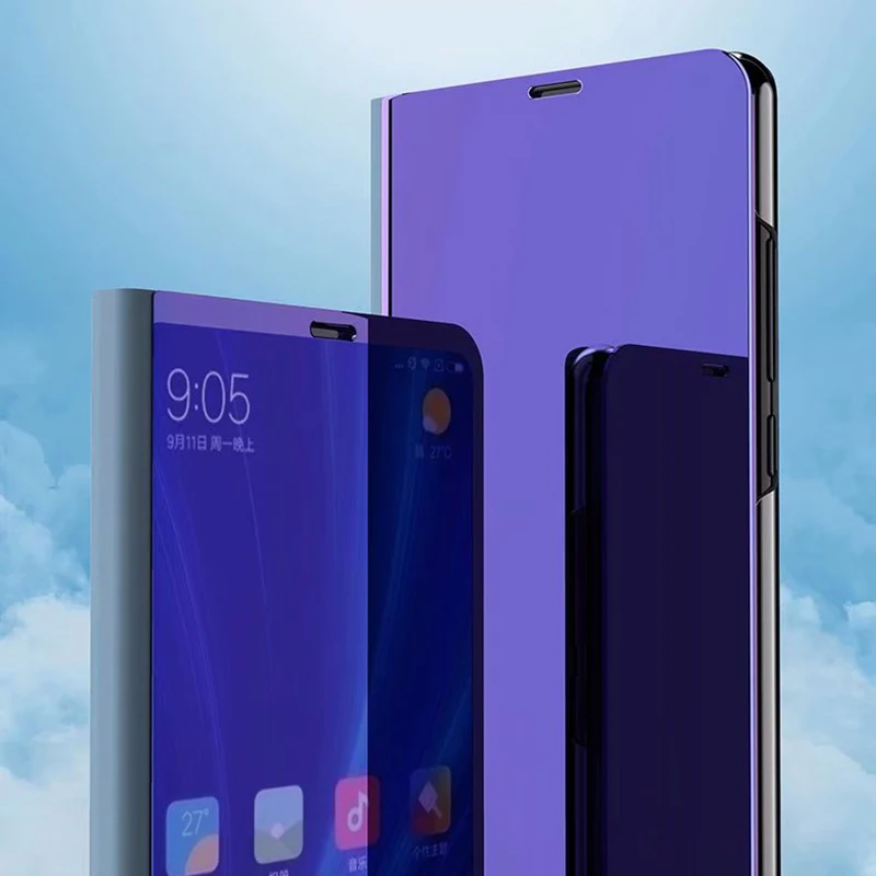Смарт зеркало флип чехол huawei P20 Pro P10 Lite P9 2017 вид для телефона на Honor 8 9 Коврики 10