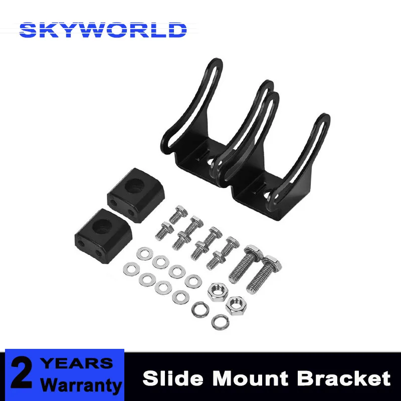 

Car Slide Mount Bracket Off Road LED Light Bar Mounting Bracket Working Light for Truck Tractor ATV SUV 4WD 4x4