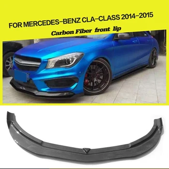 

Carbon Fiber Front Bumper Lip Splitters Spoiler for Mercedes-Benz CLA-Class C117 CLA180 CLA250 CLA45 AMG 2013 2014 2015